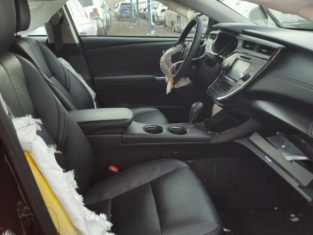 4T1BK1EB6HU243413 - 2017 TOYOTA AVALON XLE BLACK photo 5