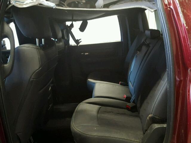 1C6RR7YT7HS788741 - 2017 RAM 1500 REBEL წითელი ფოტო 6