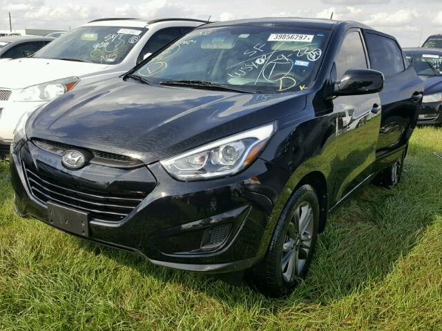 KM8JT3AFXEU847572 - 2014 HYUNDAI TUCSON GLS BLACK photo 2