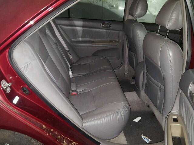 4T1BE32K14U260749 - 2004 TOYOTA CAMRY LE ბურგუნდია ფოტო 6