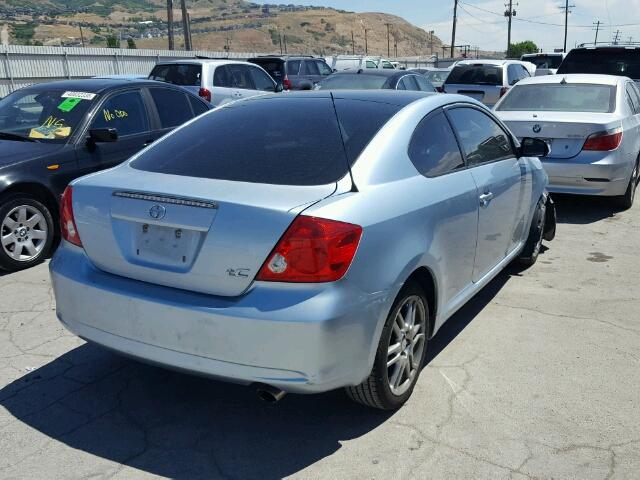 JTKDE177470208543 - 2007 TOYOTA SCION TC ლურჯი ფოტო 4
