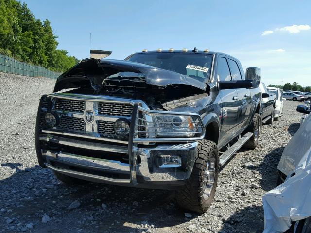 3C6UR5NL2EG199635 - 2014 RAM 2500 LARAM BLACK photo 2