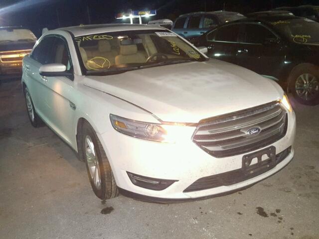 1FAHP2E88EG125146 - 2014 FORD TAURUS SEL WHITE photo 1