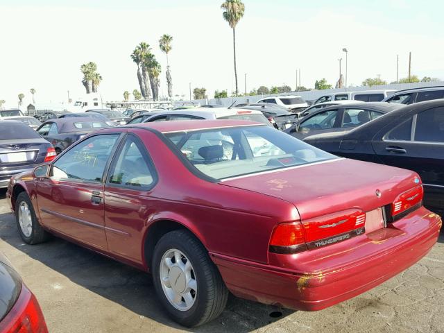 1FALP62W8SH143513 - 1995 FORD THUNDERBIR RED photo 3