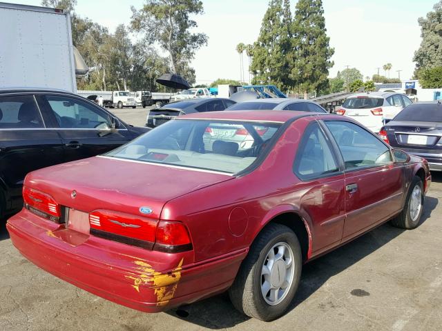 1FALP62W8SH143513 - 1995 FORD THUNDERBIR RED photo 4