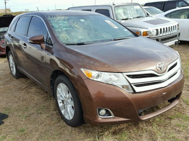 4T3ZA3BBXDU066156 - 2013 TOYOTA VENZA BROWN photo 1