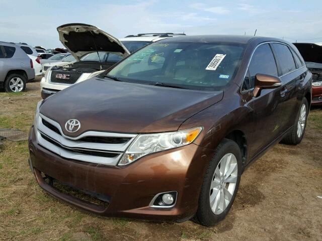 4T3ZA3BBXDU066156 - 2013 TOYOTA VENZA BROWN photo 2