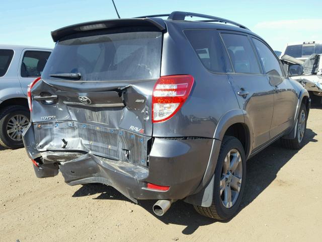 JTMBK32V895075199 - 2009 TOYOTA RAV4 SPORT GRAY photo 4