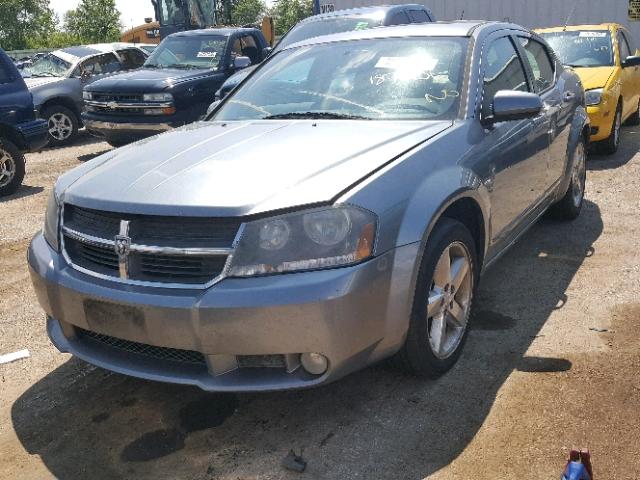 1B3LC76M18N565199 - 2008 DODGE AVENGER R/ SILVER photo 2