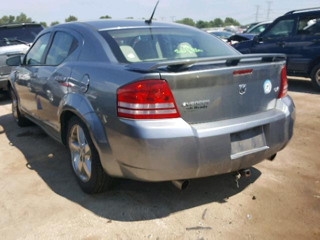 1B3LC76M18N565199 - 2008 DODGE AVENGER R/ SILVER photo 3