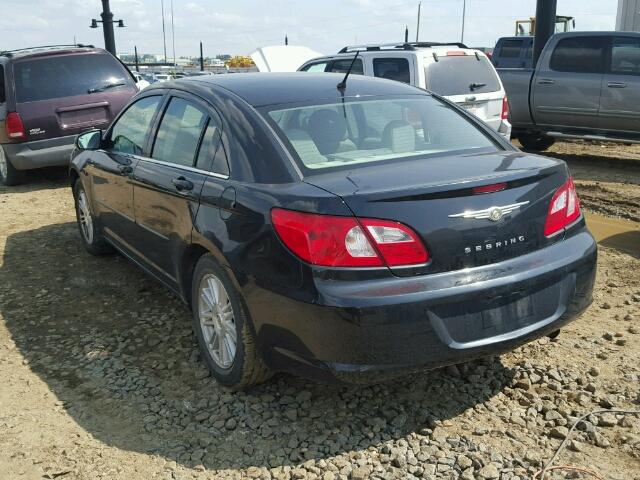 1C3LC46K48N282876 - 2008 CHRYSLER SEBRING LX BLACK photo 3