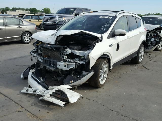 1FMCU9J97EUE12852 - 2014 FORD ESCAPE TIT WHITE photo 2