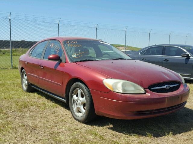 1FAFP53U73G166504 - 2003 FORD TAURUS RED photo 1