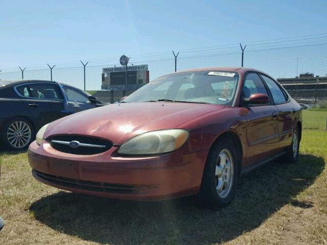 1FAFP53U73G166504 - 2003 FORD TAURUS RED photo 2