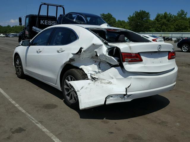 19UUB1F33JA011400 - 2018 ACURA TLX WHITE photo 3