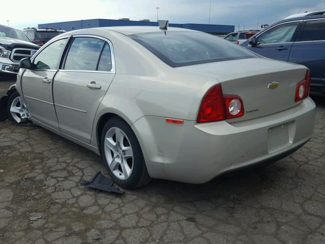 1G1ZB5E11BF290502 - 2011 CHEVROLET MALIBU LS GOLD photo 3