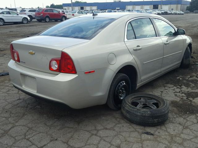 1G1ZB5E11BF290502 - 2011 CHEVROLET MALIBU LS GOLD photo 4