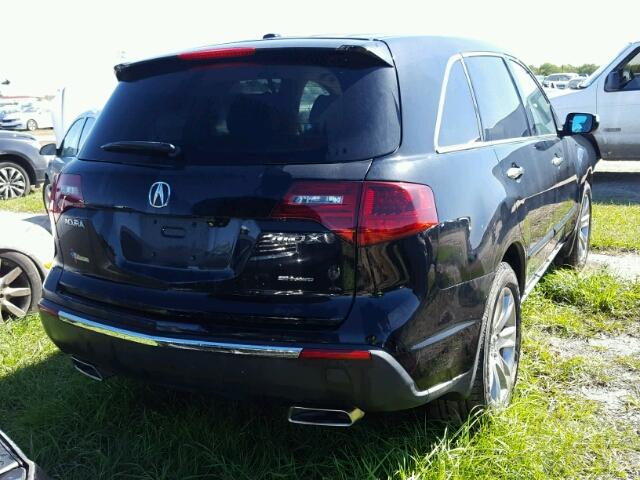 2HNYD2H80CH537359 - 2012 ACURA MDX ADVANC 黑色 照片 4