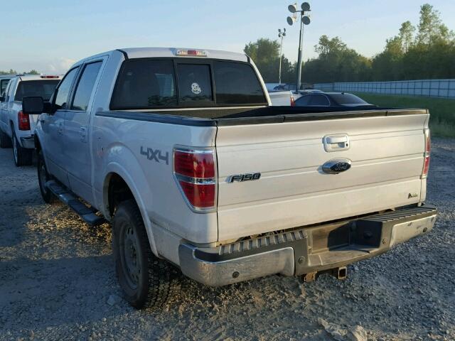 1FTFW1EV8AFA82206 - 2010 FORD F150 WHITE photo 3