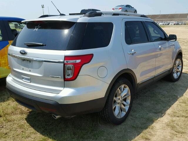 1FM5K7D82DGA12166 - 2013 FORD EXPLORER SILVER photo 4