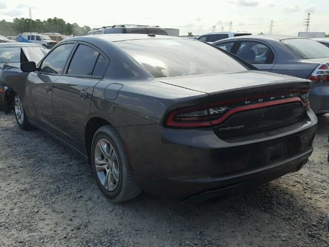 2C3CDXBGXFH751913 - 2015 DODGE CHARGER SE GRAY photo 3