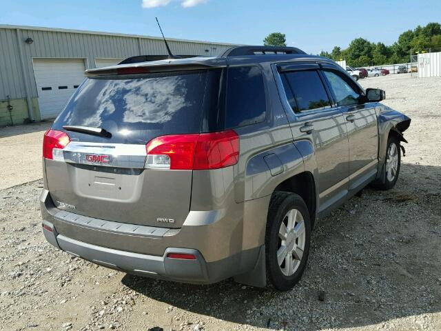 2GKFLVEK2C6362162 - 2012 GMC TERRAIN SL BROWN photo 4