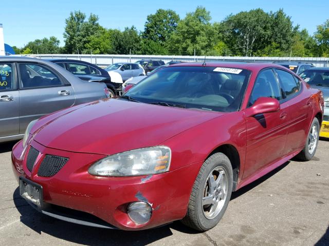 2G2WS542541186209 - 2004 PONTIAC GRAND PRIX MAROON photo 2
