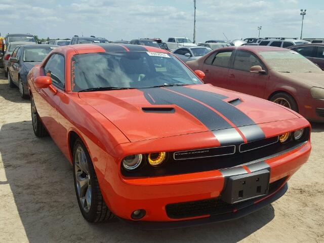 2C3CDZAGXGH316114 - 2016 DODGE CHALLENGER ORANGE photo 1