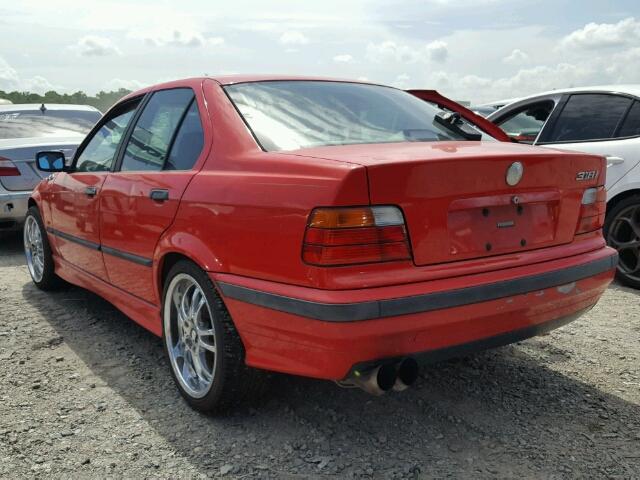 WBACC9321VEE58369 - 1997 BMW 318 I RED photo 3