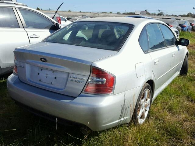 4S3BL676866218528 - 2006 SUBARU LEGACY SILVER photo 4