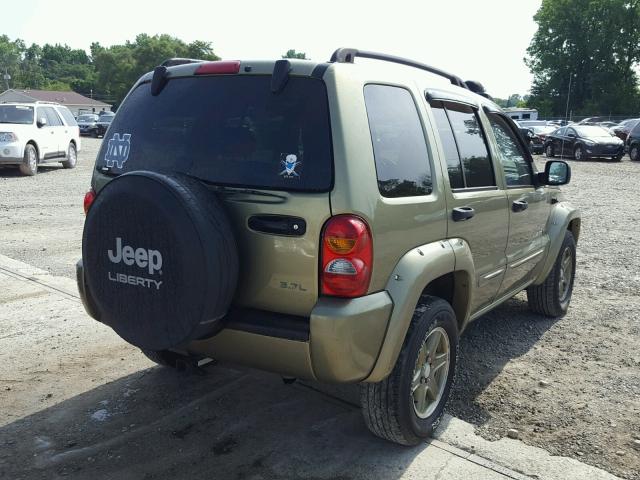 1J4GL38K62W331706 - 2002 JEEP LIBERTY RE GREEN photo 4