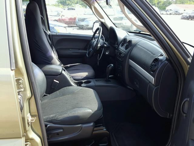 1J4GL38K62W331706 - 2002 JEEP LIBERTY RE GREEN photo 5