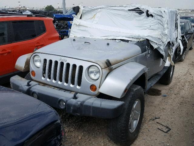 1J4GA59187L190329 - 2007 JEEP WRANGLER S ვერცხლისფერი ფოტო 2