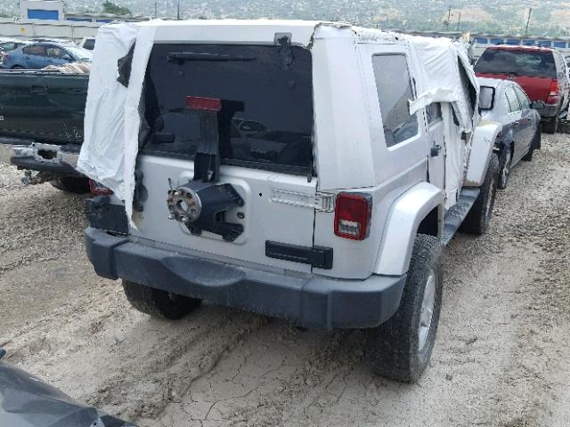 1J4GA59187L190329 - 2007 JEEP WRANGLER S ვერცხლისფერი ფოტო 4