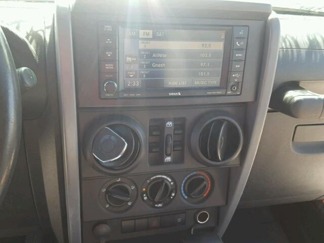 1J4GA59187L190329 - 2007 JEEP WRANGLER S ვერცხლისფერი ფოტო 9