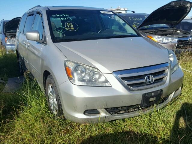 5FNRL38786B059647 - 2006 HONDA ODYSSEY EX SILVER photo 1