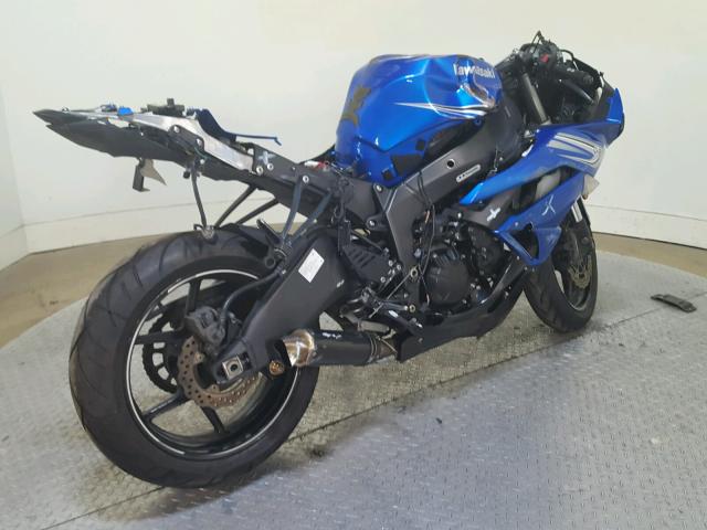 JKAZX4R16BA028009 - 2011 KAWASAKI ZX600 R BLUE photo 8