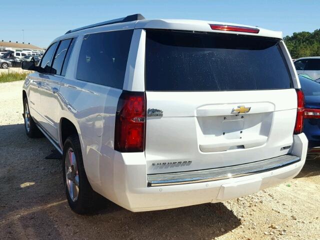 1GNSCJKC2HR127215 - 2017 CHEVROLET SUBURBAN C WHITE photo 3