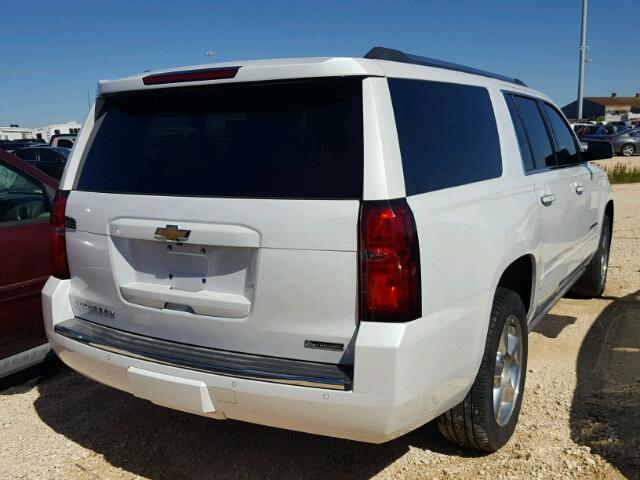 1GNSCJKC2HR127215 - 2017 CHEVROLET SUBURBAN C WHITE photo 4