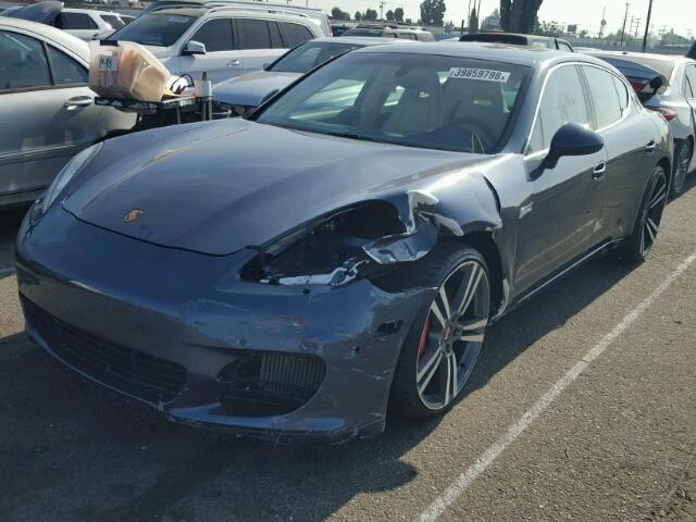 WP0AC2A71CL091091 - 2012 PORSCHE PANAMERA T BLUE photo 2