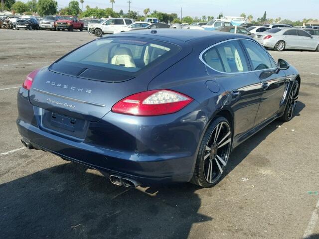 WP0AC2A71CL091091 - 2012 PORSCHE PANAMERA T BLUE photo 4