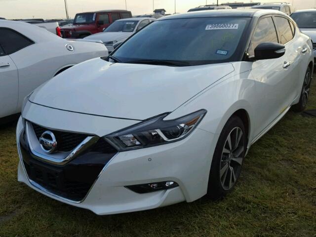 1N4AA6AP4HC414575 - 2017 NISSAN MAXIMA 3.5 WHITE photo 2