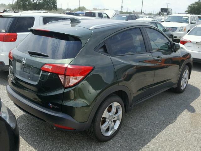 3CZRU5H70GM712892 - 2016 HONDA HR-V EXL GREEN photo 4