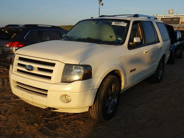 1FMFU19588LA36110 - 2008 FORD EXPEDITION WHITE photo 2