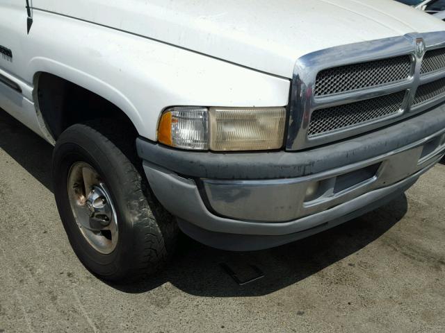 1B7HF13Y9WJ235315 - 1998 DODGE RAM 1500 WHITE photo 9