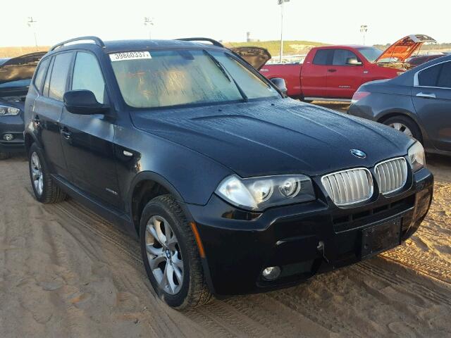 WBXPC9C40AWJ34811 - 2010 BMW X3 BLACK photo 1