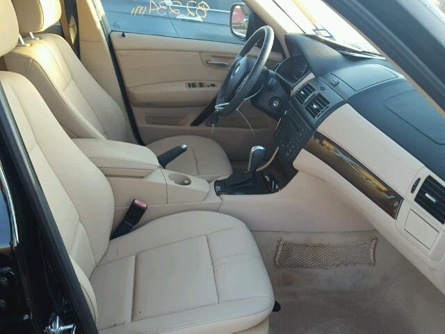 WBXPC9C40AWJ34811 - 2010 BMW X3 BLACK photo 5