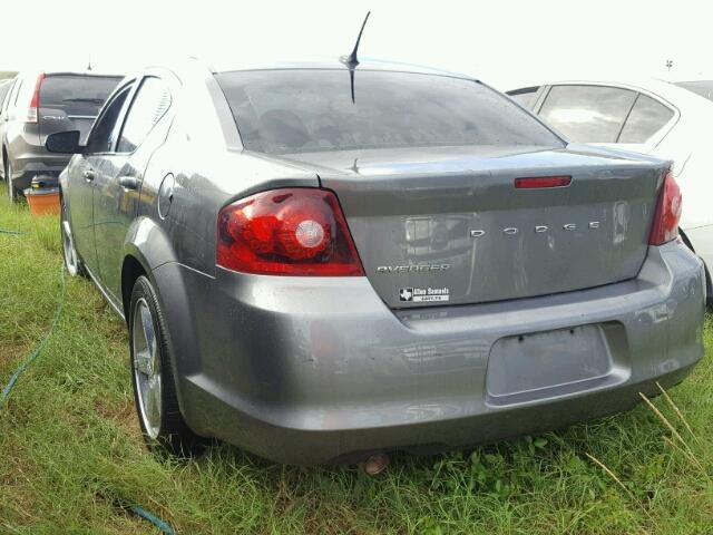 1C3CDZAGXDN757017 - 2013 DODGE AVENGER SE CHARCOAL photo 3