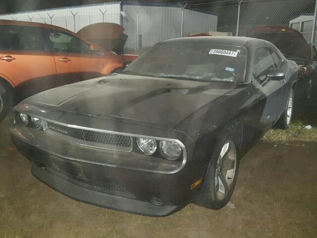 2B3CJ4DGXBH541761 - 2011 DODGE CHALLENGER CHARCOAL photo 2