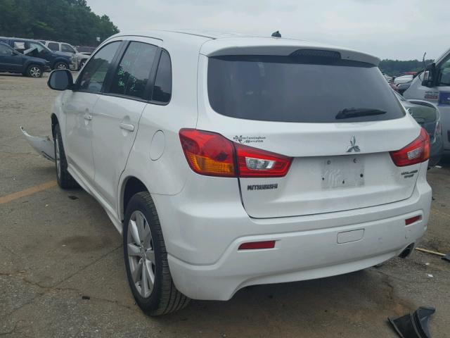 JA4AP4AU5CZ010753 - 2012 MITSUBISHI OUTLANDER WHITE photo 3